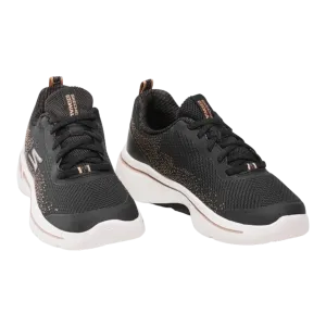 Scarpe sportive da donna go walk arch fit - flying stars nero Cod: 124486