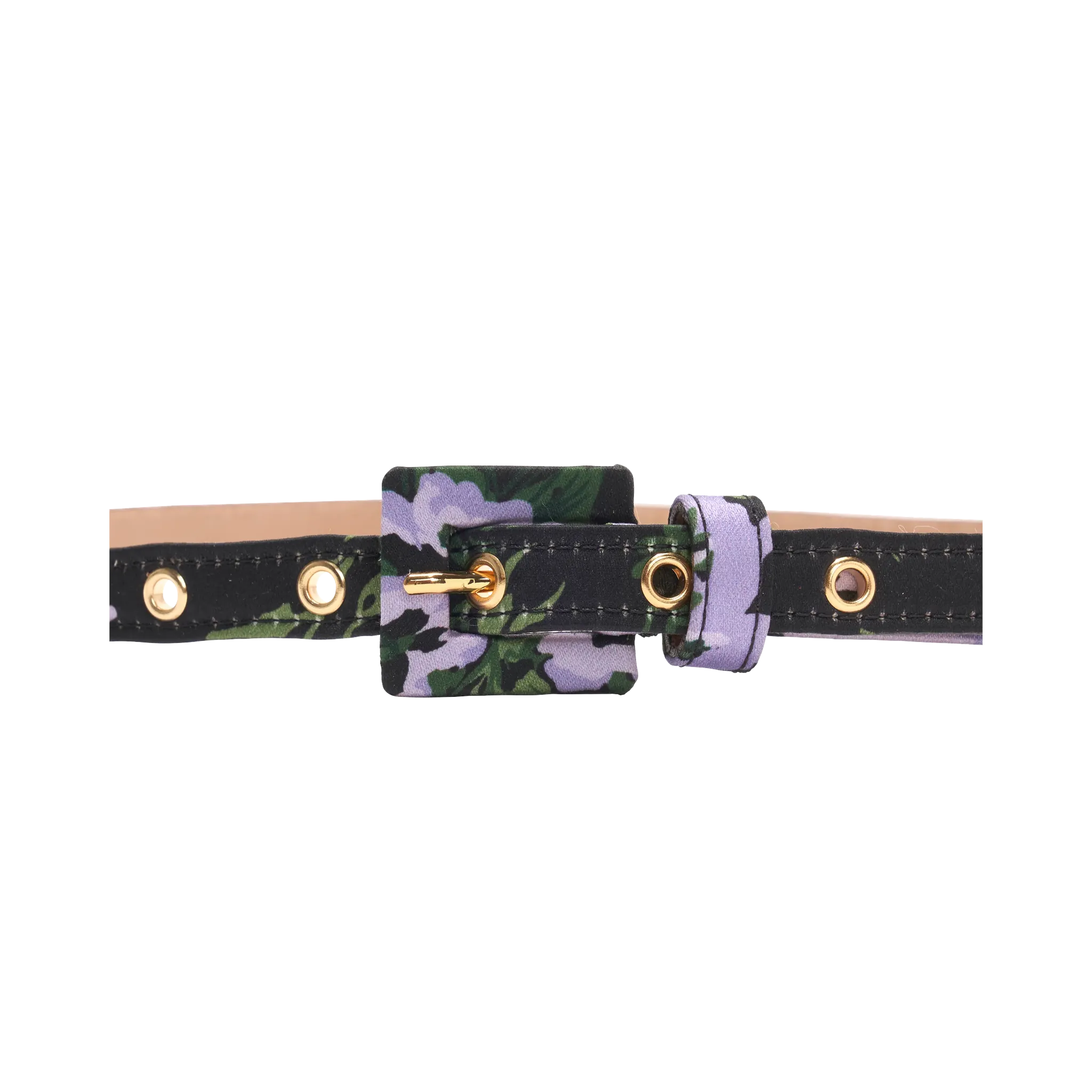 Skinny 90's Belt | Black Multi