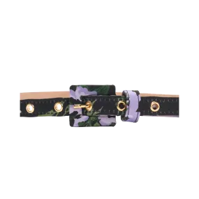 Skinny 90's Belt | Black Multi