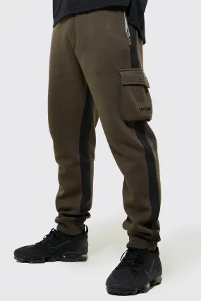 Skinny Fit Panel Cargo Jogger | boohooMAN UK