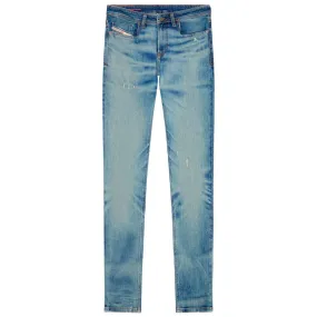 Sleek Low Waist Skinny Men's Denim