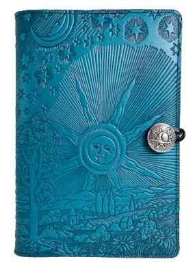 Small Leather Journal - Roof of Heaven in Blue