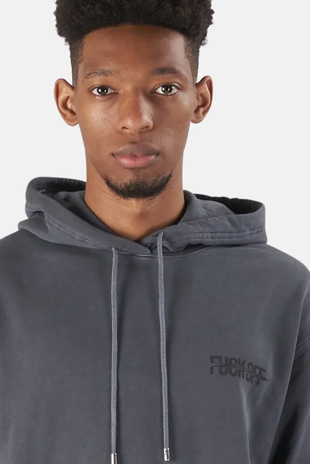 Stampd Steel Grey F*** Off Drag Hoodie