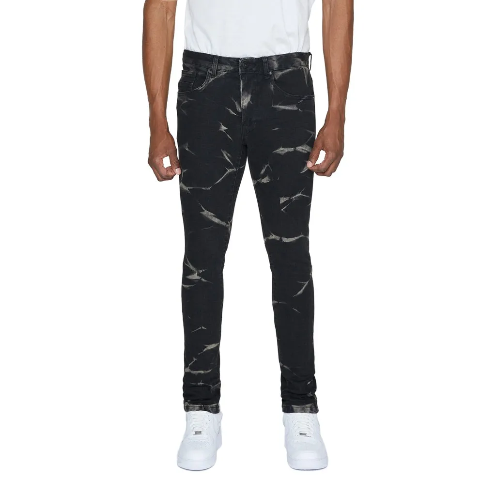 Super Skinny Lightning Effect Jeans - Stout