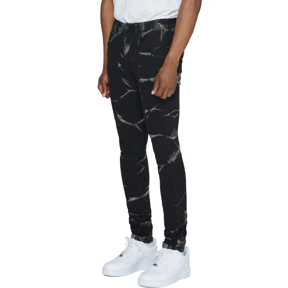 Super Skinny Lightning Effect Jeans - Stout