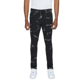 Super Skinny Lightning Effect Jeans - Stout