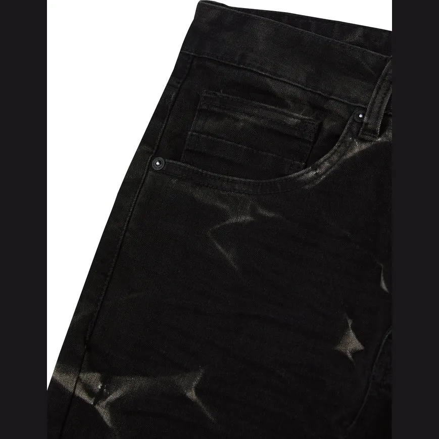 Super Skinny Lightning Effect Jeans - Stout