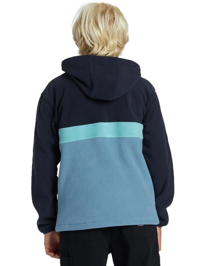 Surf Days Half-Zip Hoodie in Dark Navy