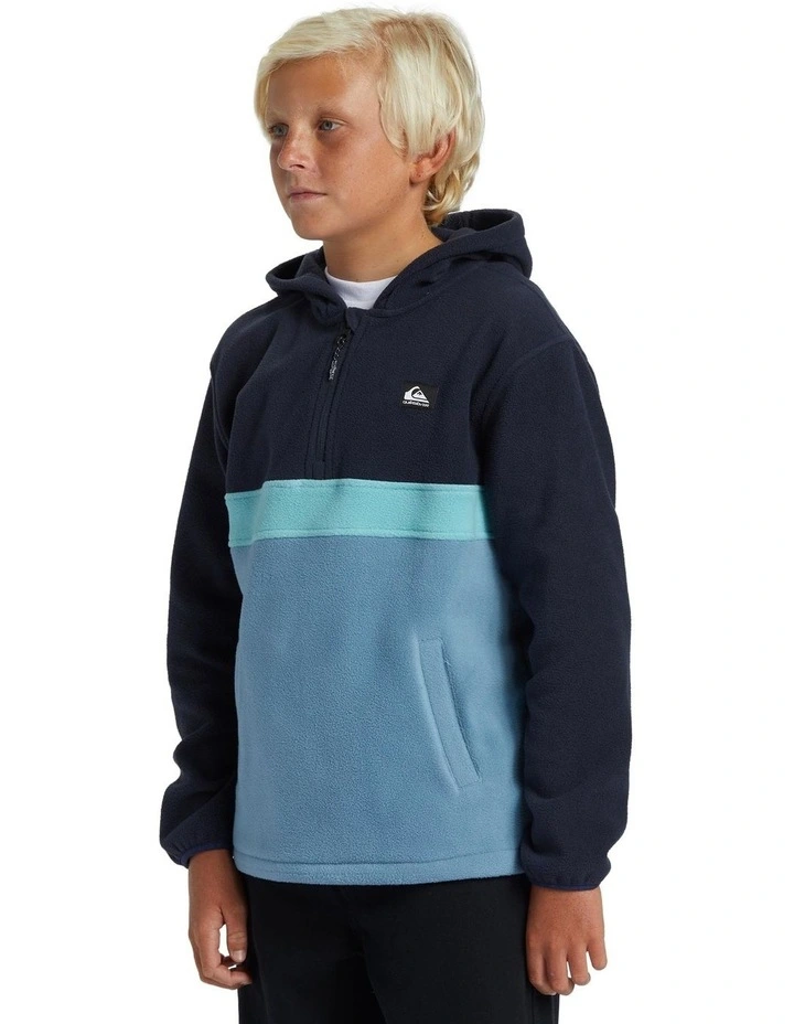 Surf Days Half-Zip Hoodie in Dark Navy