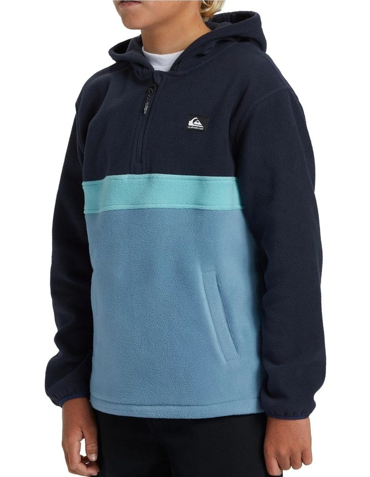 Surf Days Half-Zip Hoodie in Dark Navy