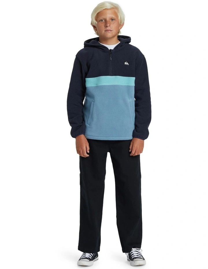 Surf Days Half-Zip Hoodie in Dark Navy