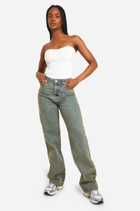 Tall Basics High Waisted Boyfriend Jeans