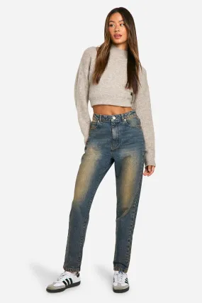 Tall Basics High Waisted Mom Jeans