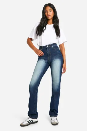 Tall Basics High Waisted Straight Leg Jeans