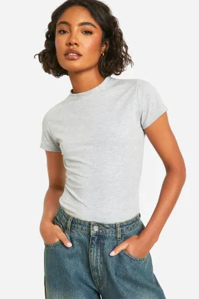 Tall Cotton Elastane Short Sleeve Top