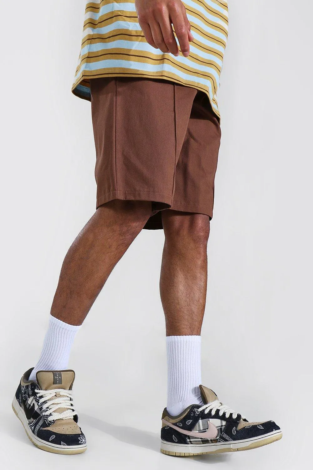 Tall Skate Chino Shorts | boohooMAN UK