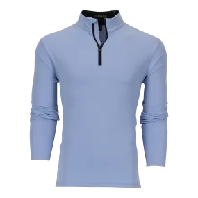 Tate Mockneck Quarter-Zip (Heron)