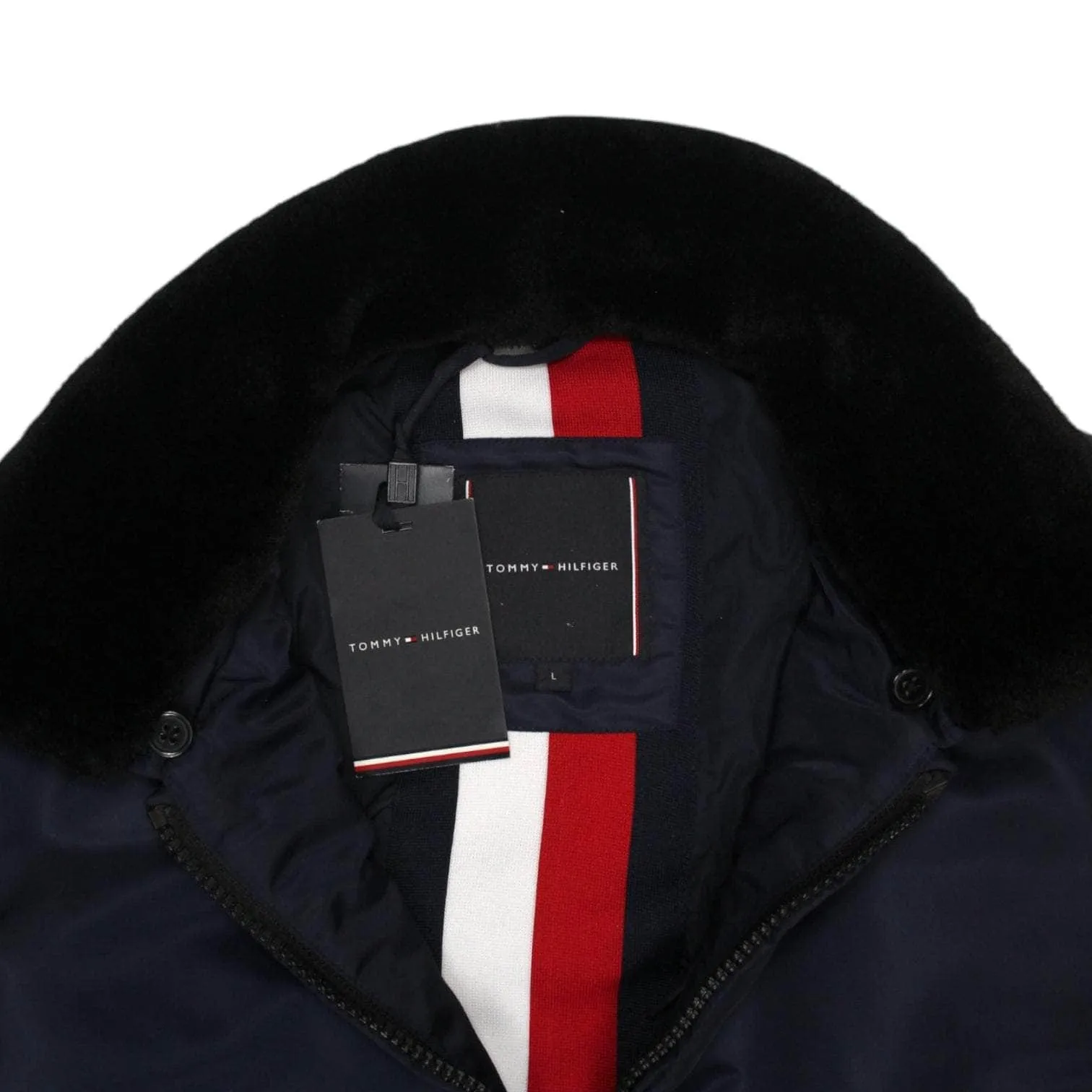 Tommy Hilfiger Blue Bomber Jacket