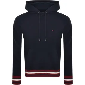 Tommy Hilfiger Logo Tipped Hoodie Navy