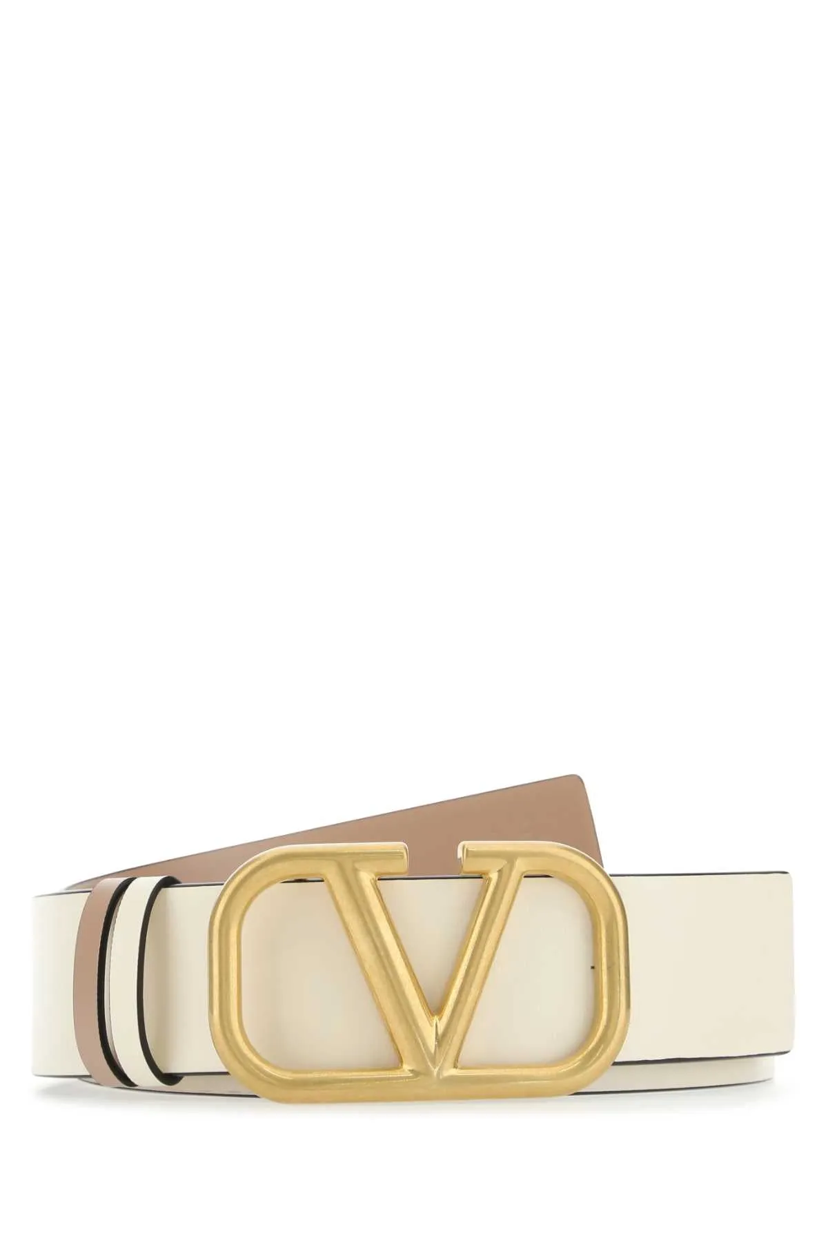 Valentino VLogo Plaque Buckle Belt