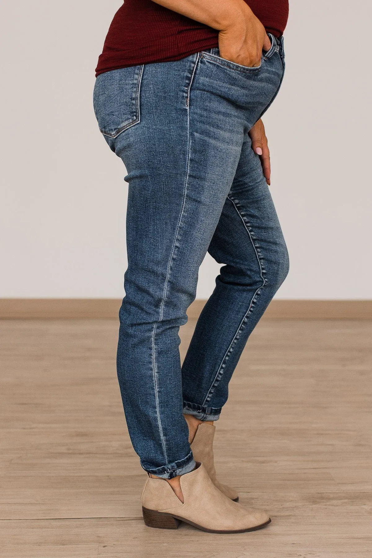 Vervet High Rise Skinny Jeans- Demeter Wash