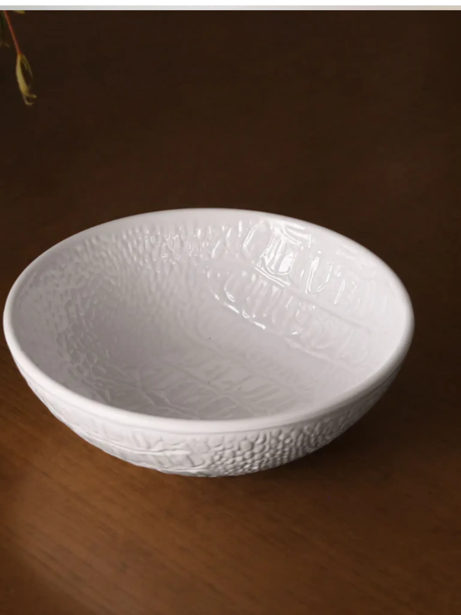 VIDA Croc Round Mini Bowl