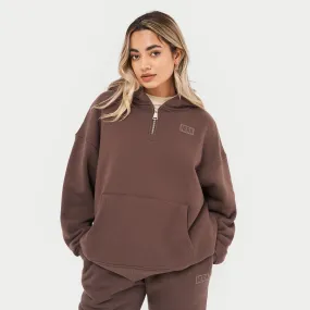 Womens Collective Hoodie - Slate Brown | HERA Clothing