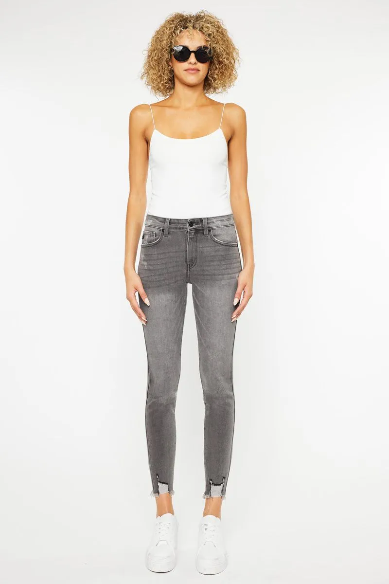 Women's Kancan High Rise Grey Skinny Jean