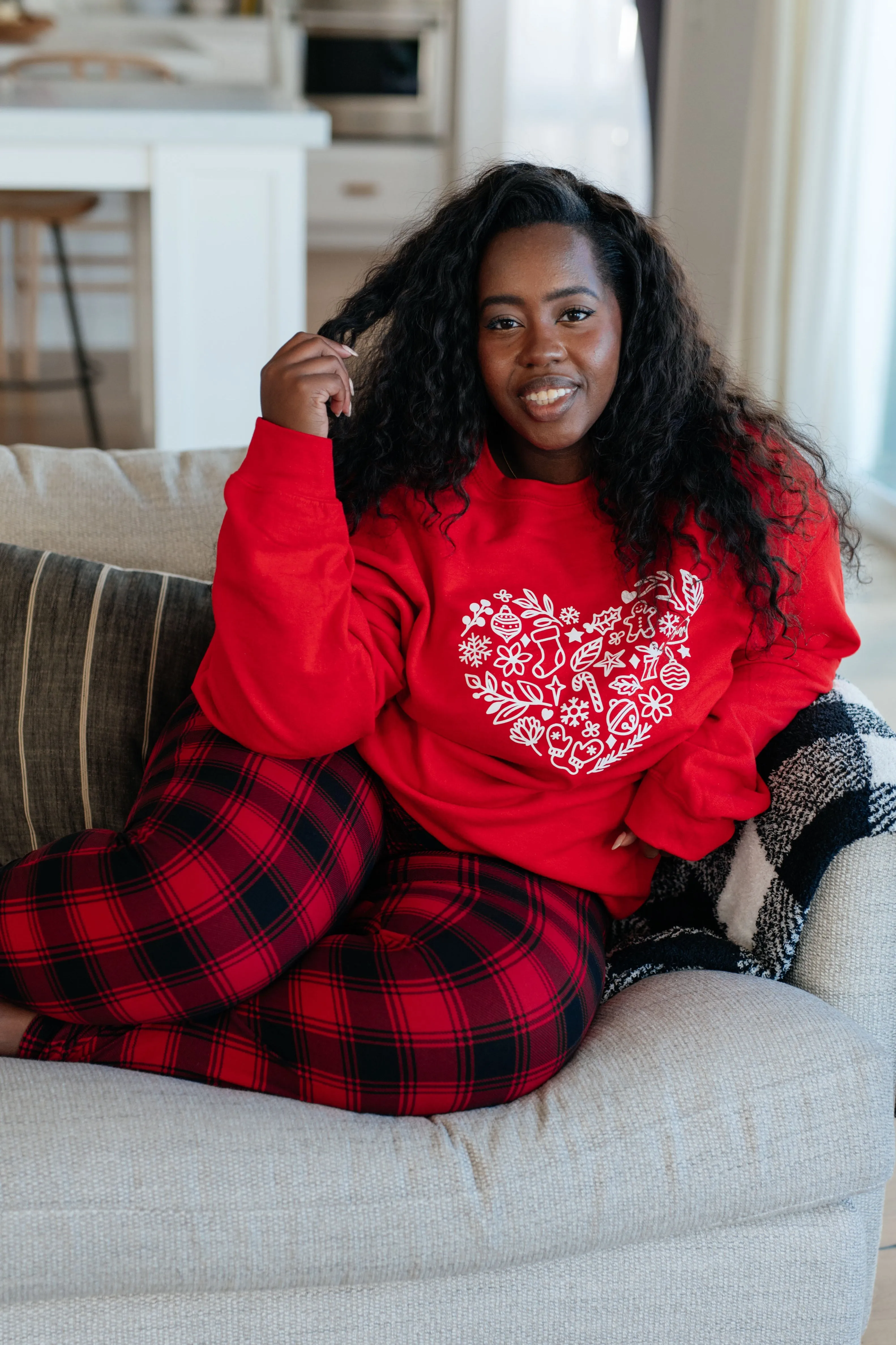 Your New Favorite Joggers in Red Plaid